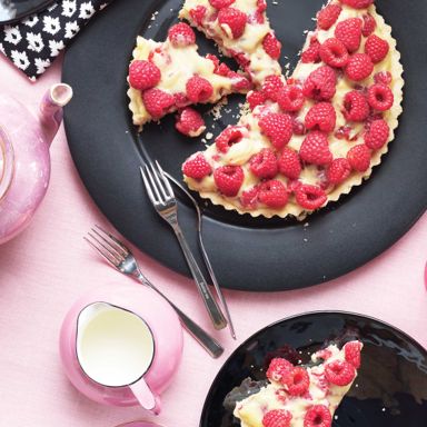 Raspberry-Cream Tart