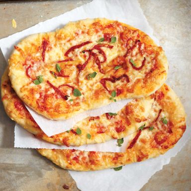 Three-Cheese Pizza With Sun Dried Tomatoes