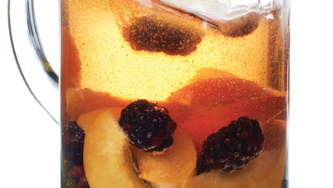 Berry Apricot Sparkling Sangria