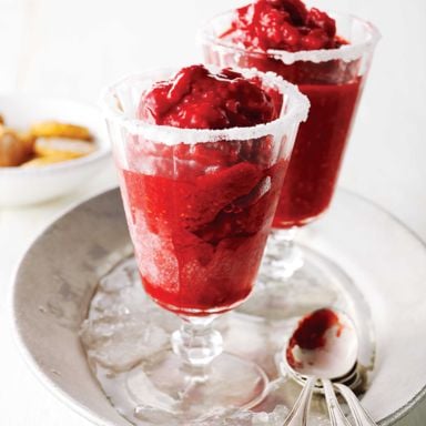 Raspberry-Margarita Sorbet