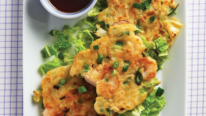Easy Shrimp Pancakes