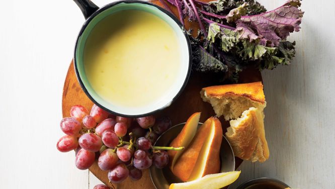 Chardonnay Cheese Fondue