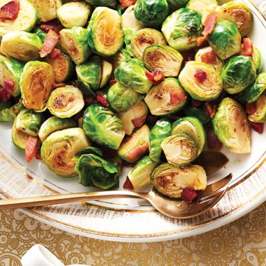 Maple Bacon Brussels Sprouts