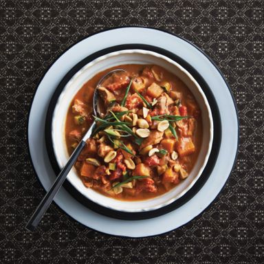 Nutty Chicken And Butternut Squash Stew