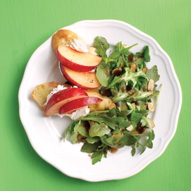 Ricotta And Plum Crostini