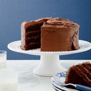 Chocolate Cake With Mocha Frosting