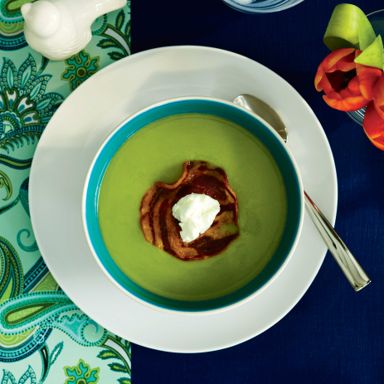 Green Pea And White Bean Soup