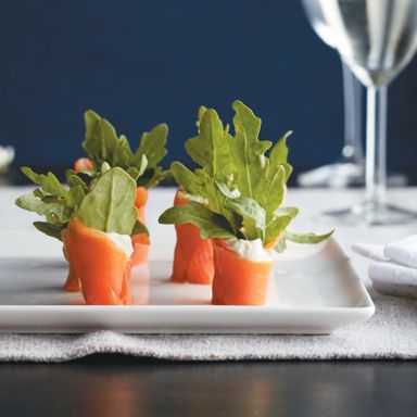 Smoked Salmon And Watercress Wraps
