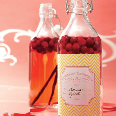 Vanilla-Cranberry Vodka