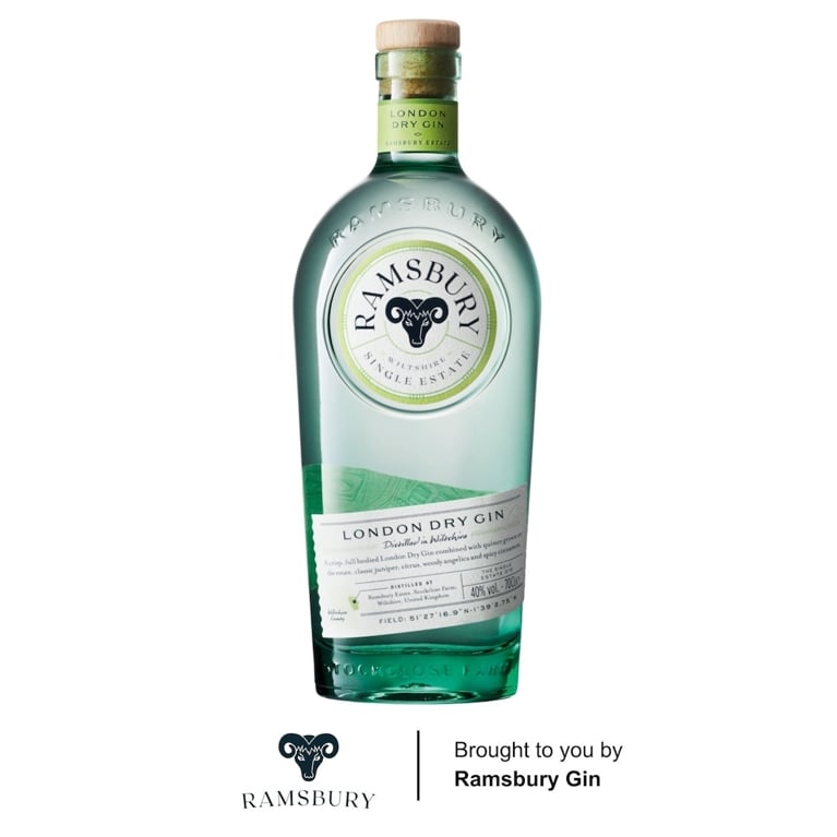 Bottle of Ramsbury Gin