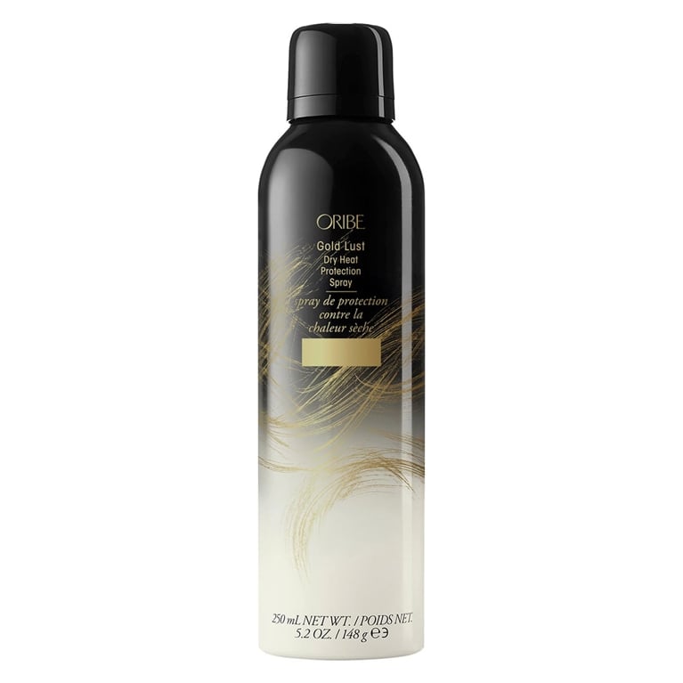 This heat protectant protects against temperatures up to 450F.
Oribe Gold Lust Dry Heat Protection Spray, $60