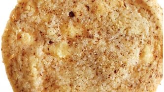 White-Chocolate Espresso Shortbread Icebox Cookie
