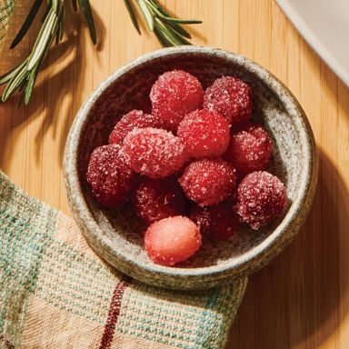 How to Make Candied Cranberries
