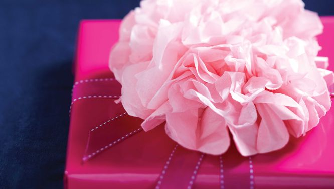How To Make A Beautiful Tissue Paper Bow