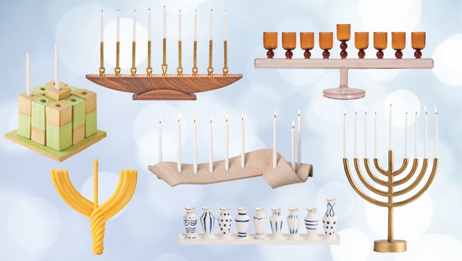 7 Modern Menorahs To Shop For Hanukkah