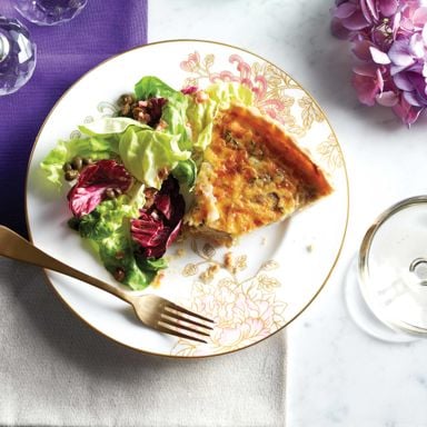 Red And Green Salad With Caper Vinaigrette