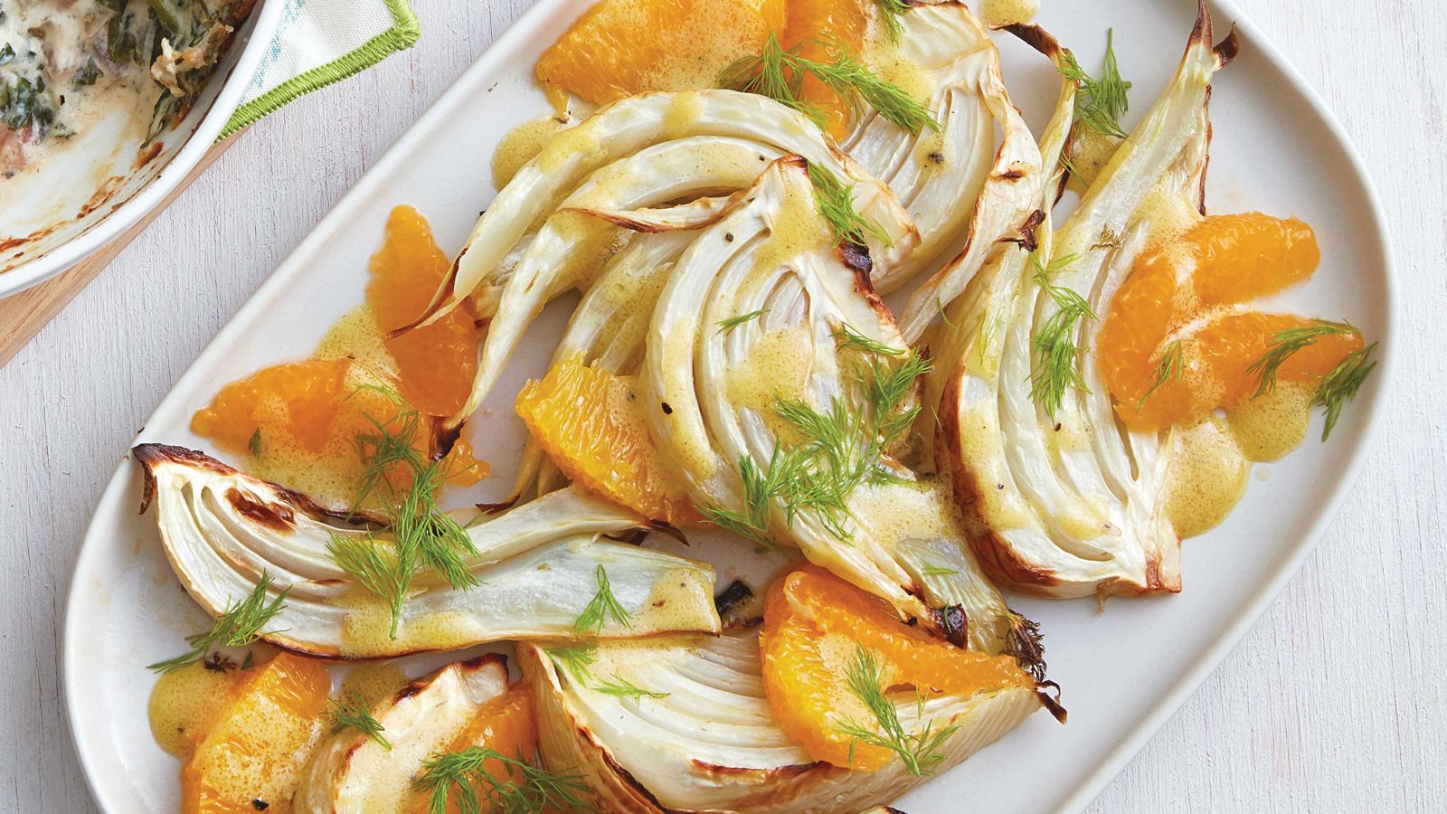 roasted fennel with orange honey dressing Roasted Fennel with Orange-Honey Dressing
