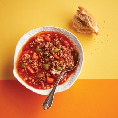 Slow Cooker Hamburger Soup