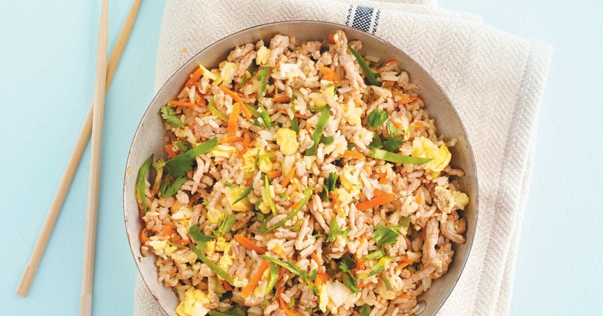 Tangy Fried Rice With Pork Recipe - Chatelaine