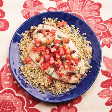 Baked Puttanesca Tilapia
