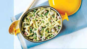 Creamy Ham And Pea Fusilli