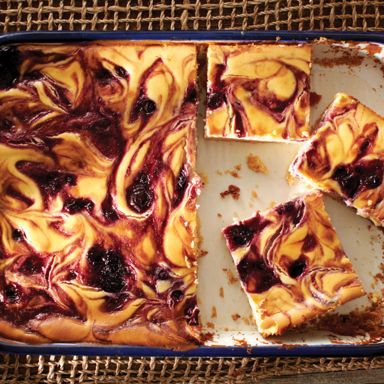 Blueberry-Lemon Cheesecake Bars