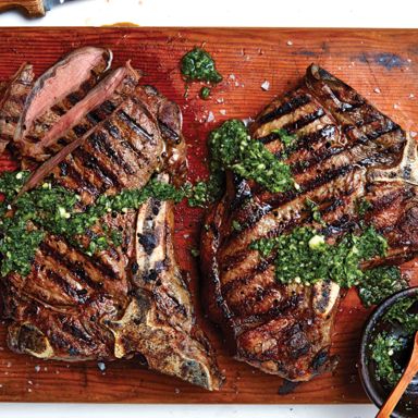Classic Grilled Steaks With Spicy Thai Sauce