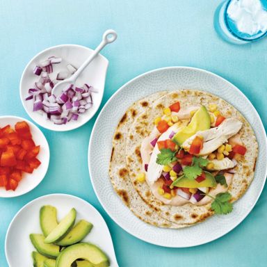 Easy Chicken Tostadas
