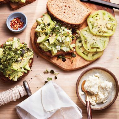 Green Goddess Egg Salad Sandwich