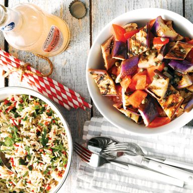 A Simple Vegetarian Summer Barbecue Menu