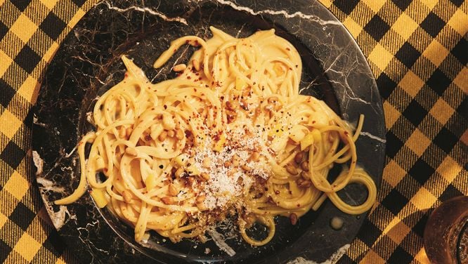 Pine Nut And Preserved Lemon Pasta
