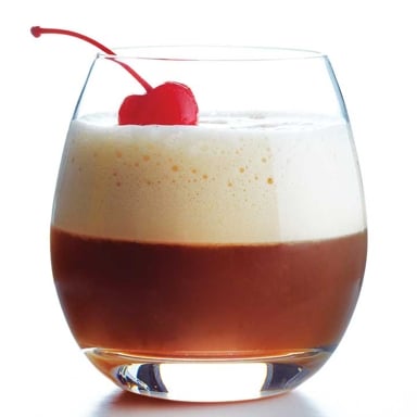 Rum And Coke Sour Cocktail