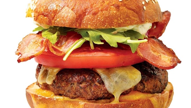 Backyard BBQ menu with the best-ever burger