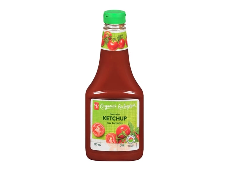 A bottle of PC Organics Ketchup for a story on the best-tasting ketchup in Canada.