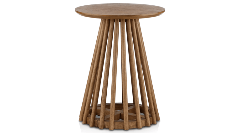 Bouclair Furniture Sale: Mango Wood Openwork Side Table