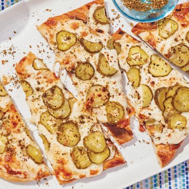 BBQ Dill Pickle Flatbreads With Za’atar