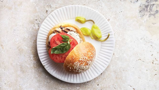 Mediterranean Turkey Burger