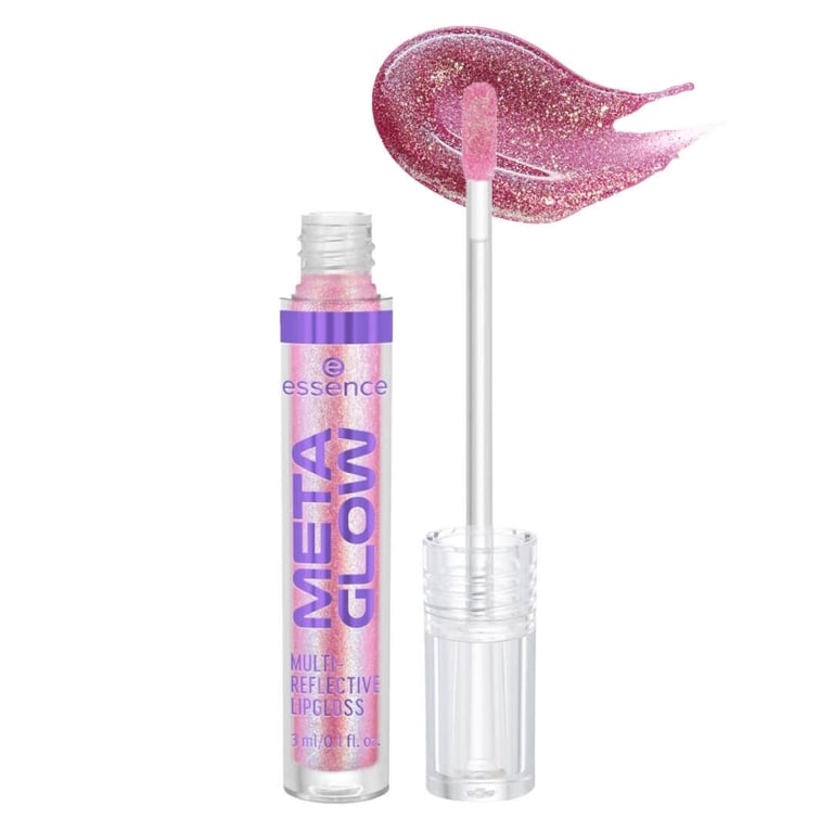 An Essence glitter lip gloss for an article about the best purchases our editors made in June 2025.