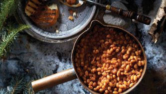 Quick Vegetarian Baked Beans
