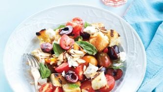 Summer Cherry Panzanella