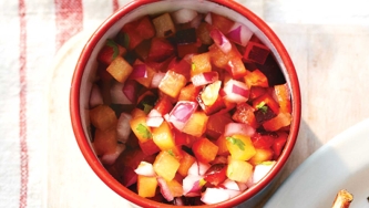 Summer Plum Salsa