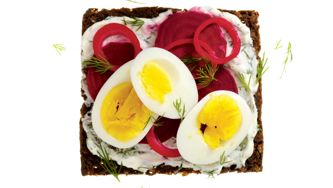 Swedish-Style Egg, Beet And Dill Sandwich
