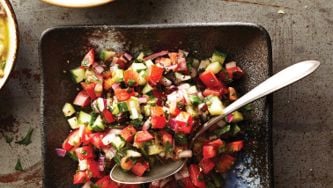 Tomato And Cucumber Chopped Salad