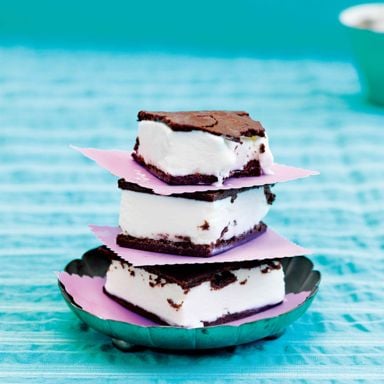 Brownie Ice-Cream Sandwiches