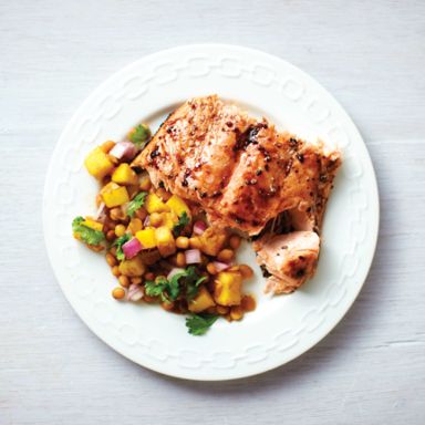 Glazed Grilled Salmon