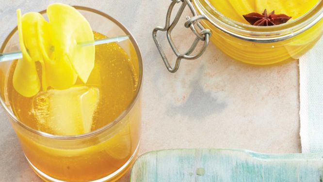 Brandy Beet Shrub Cocktail