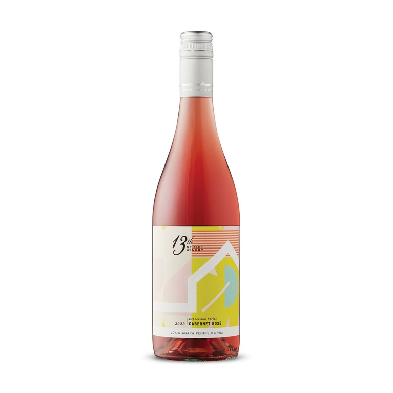 A bottle of 13th Street Rosé
