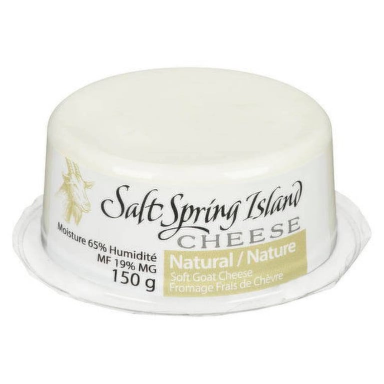 A puck of goat cheese.