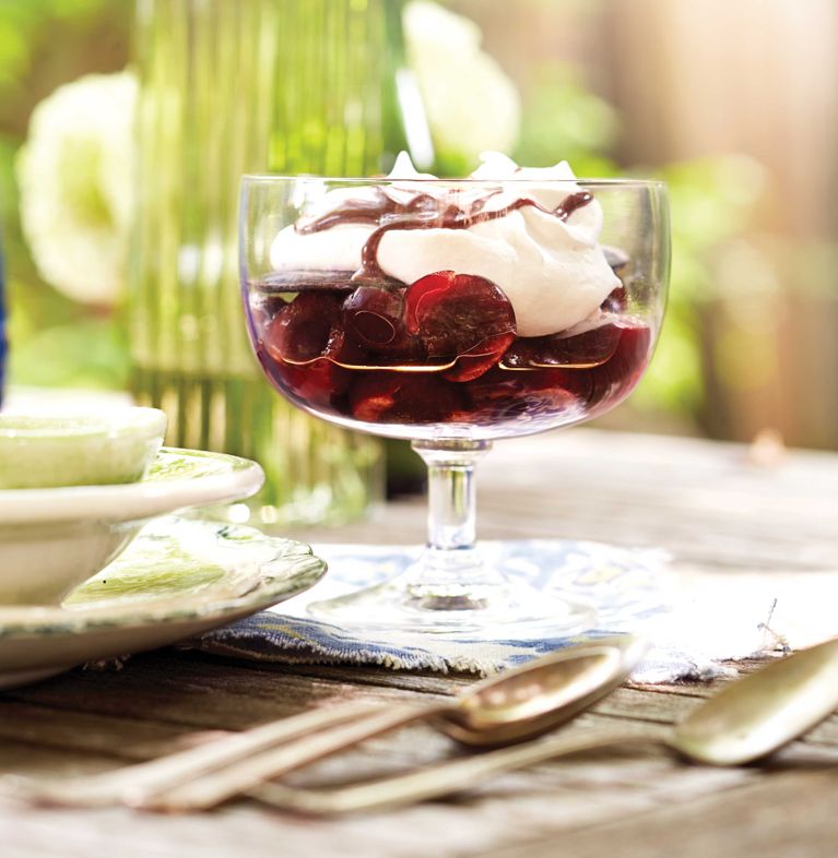 Black forest gateau 'mess'