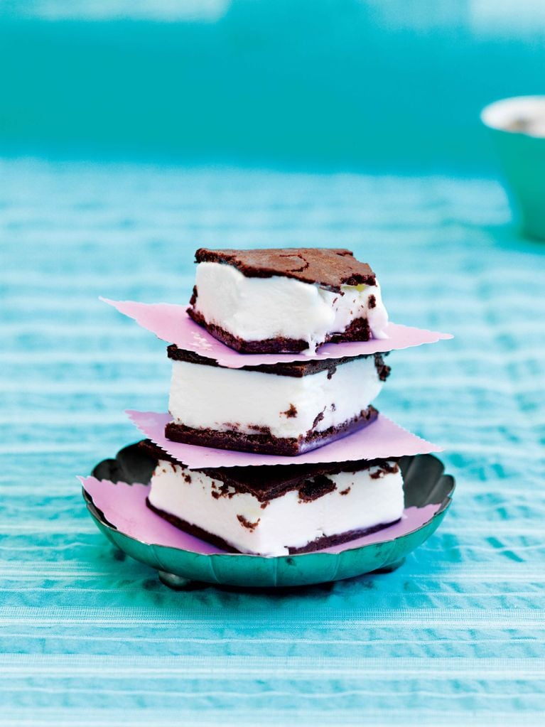 Brownie Ice-Cream Sandwiches